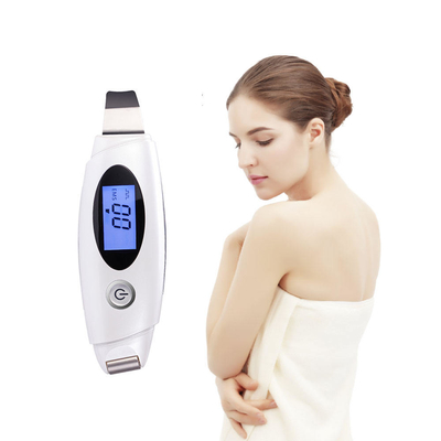 Good price Professional Ultrasonic Skin Spatula Blackhead Remover Facial Scrubber Facial Cleansing online
